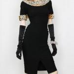 leopard collar dress DET 150x150 - Τα  ιδιαίτερα φορέματα της Patricia Field