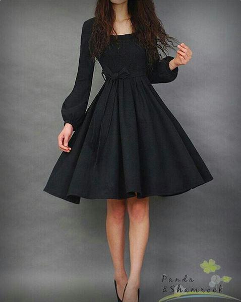 mavro forema xeimona 4 - Φορέστε ένα κλασσικό μαύρο φόρεμα τον χειμώνα