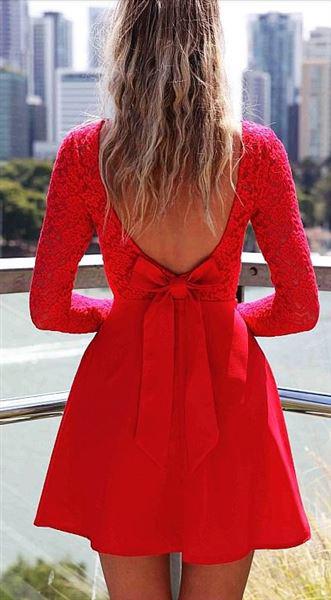 kokkino forema 4 - Κοντό κόκκινο φόρεμα για γάμο